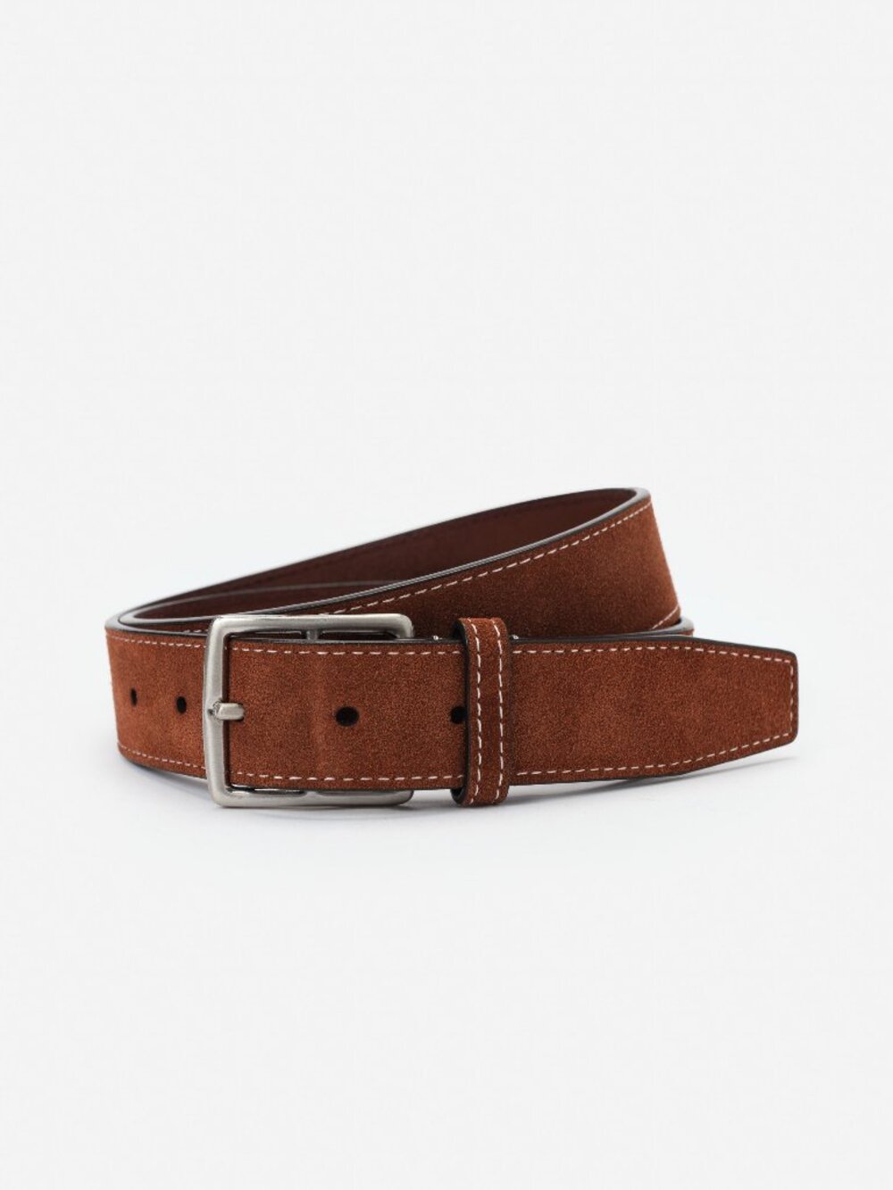 J McLaughlin Suede Belt - Dark Brown NEW